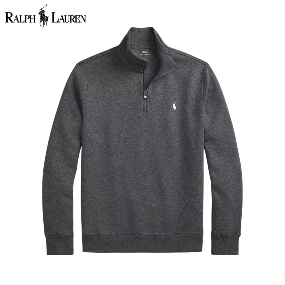 R.L Double-Knit Mockneck Pullover