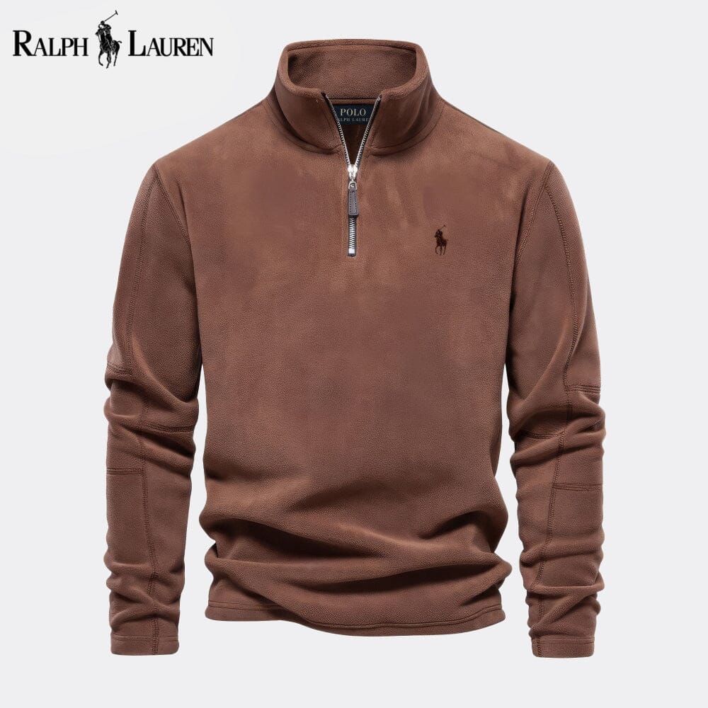 R.L Prestige Cable-Knit Wool Knit Sweater