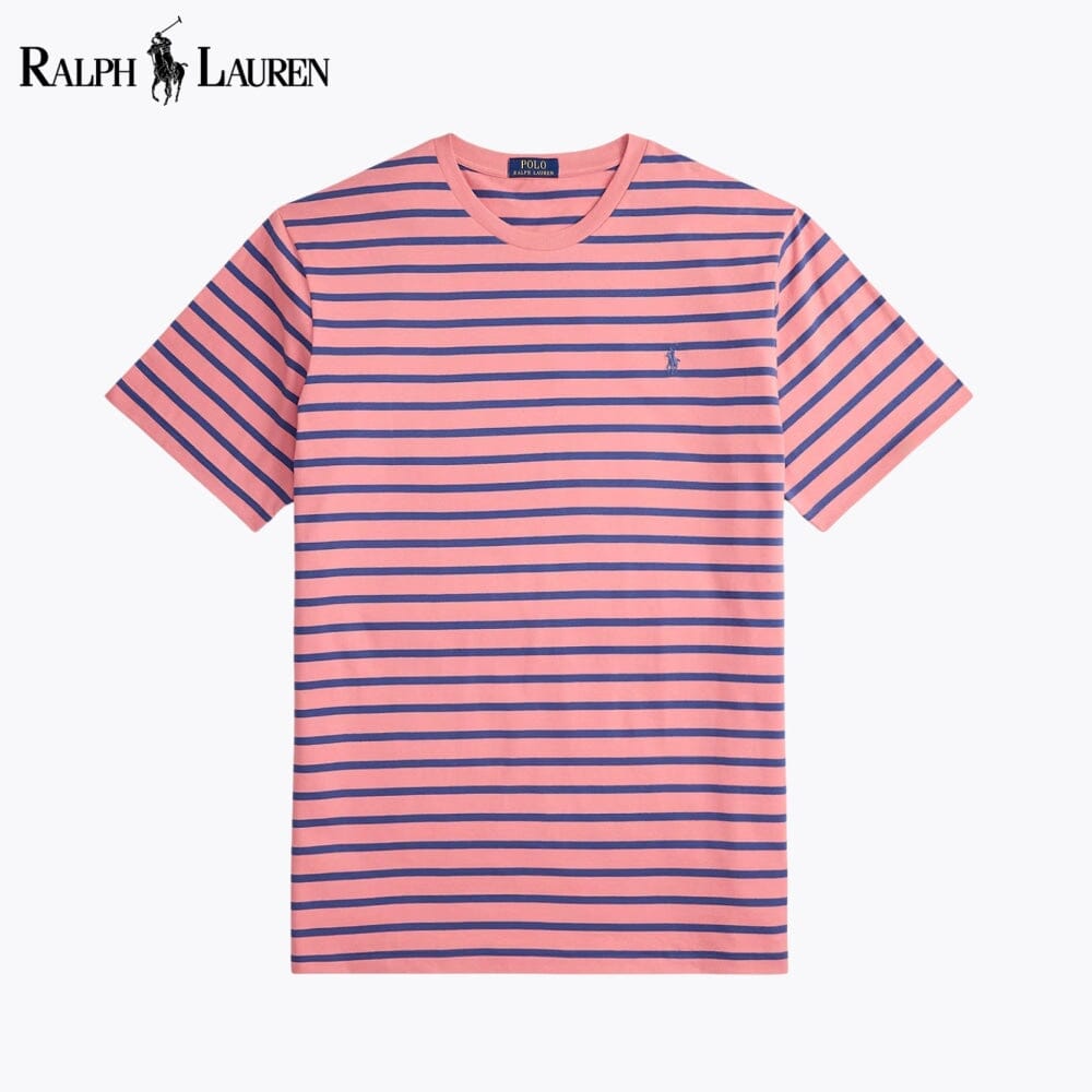 R.L Striped Jersey Crewneck T-Shirt