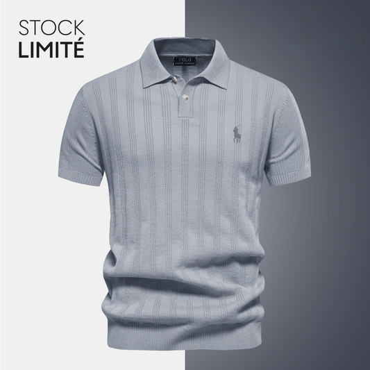 Polo texturé pour homme R.L Exclusive