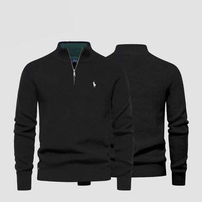 R.L Men's Zip Neck Sweater (Clearance)