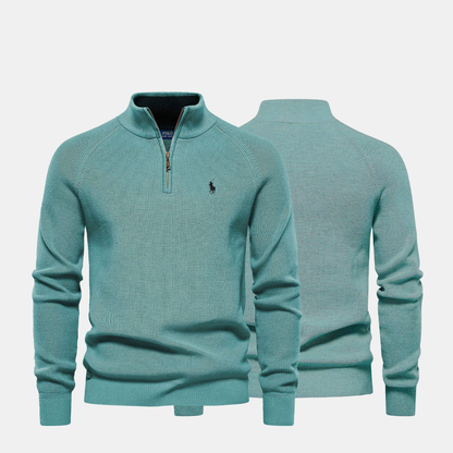 R.L Men's Zip Neck Sweater (Clearance)
