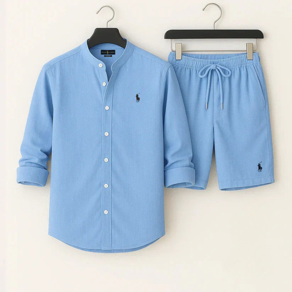 R.L Summer Shirt & Shorts Set - Clearance Sale