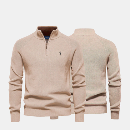 R.L Men's Zip Neck Sweater (Clearance)