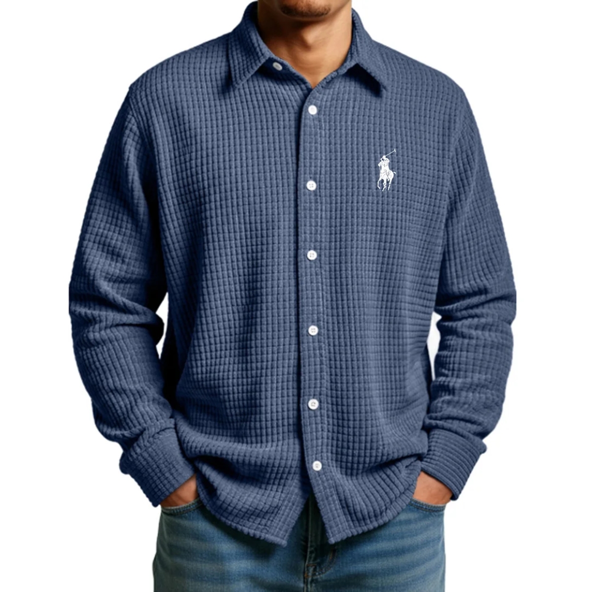 R.L 2026 Comfort Waffle Weave Shirt - Clearance Sale