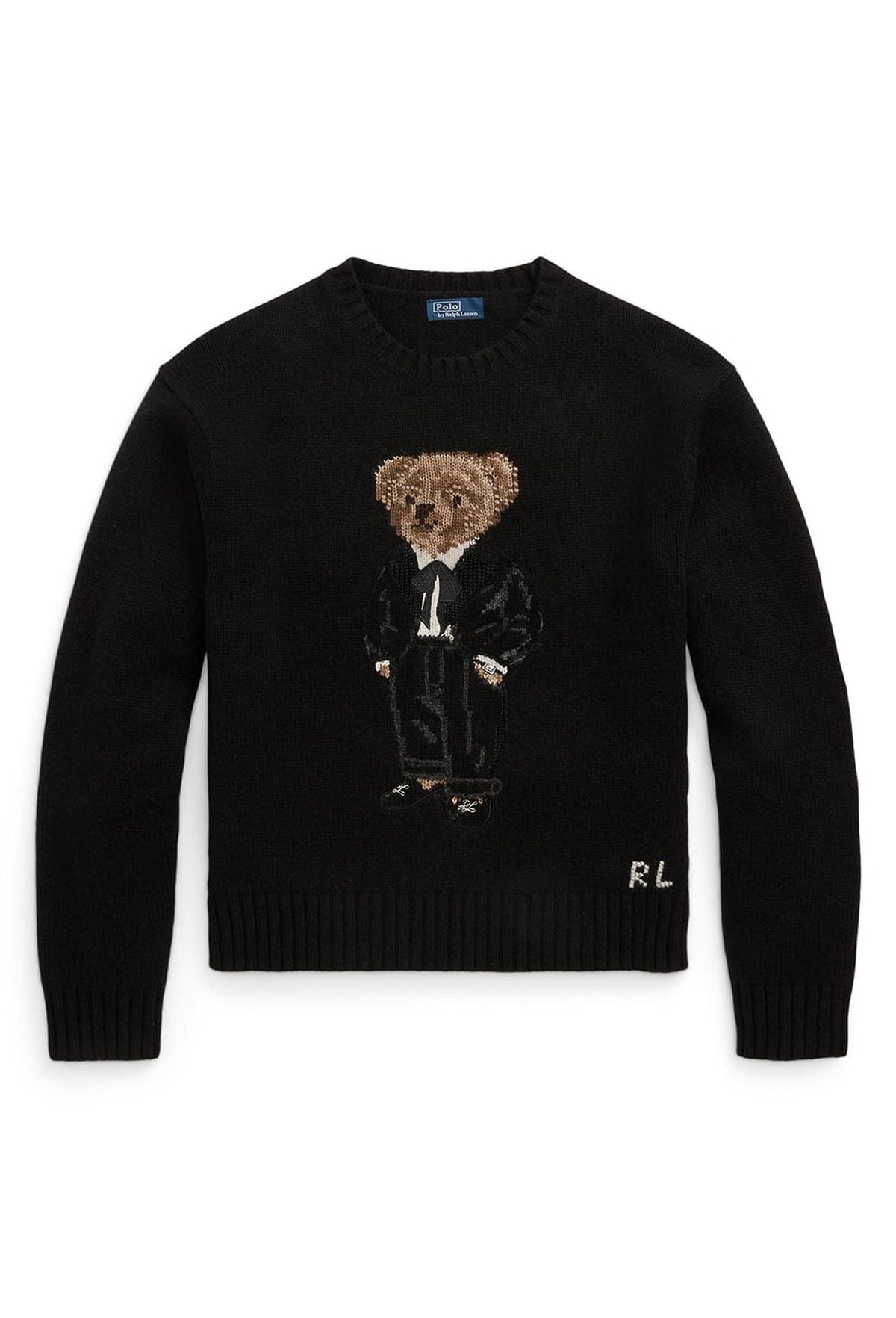 R.L Sweater  | Black Polo Bear