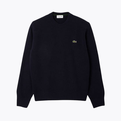 L.C Carded Wool Crew Neck Sweater