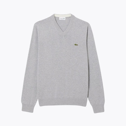 L.C Monochrome Cotton V-neck Sweater