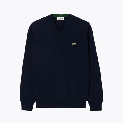 L.C Monochrome Cotton V-neck Sweater