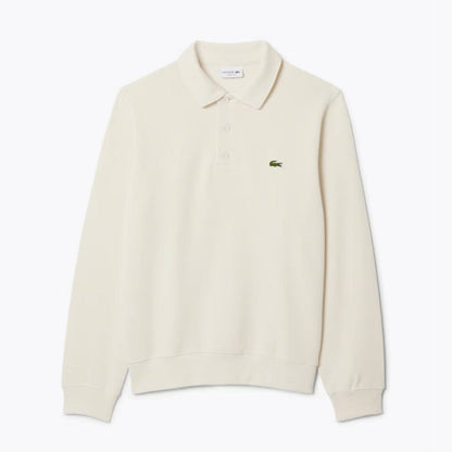 L.C Ribbed Cotton Polo Collar Sweatshirt