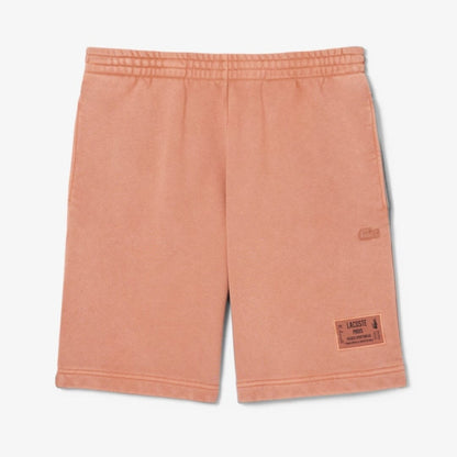 L.C Washed Effect Cotton Fleece Shorts