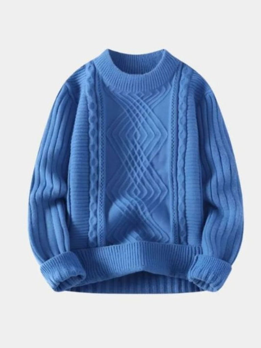 Pull texturé minimaliste - Cross & Crown