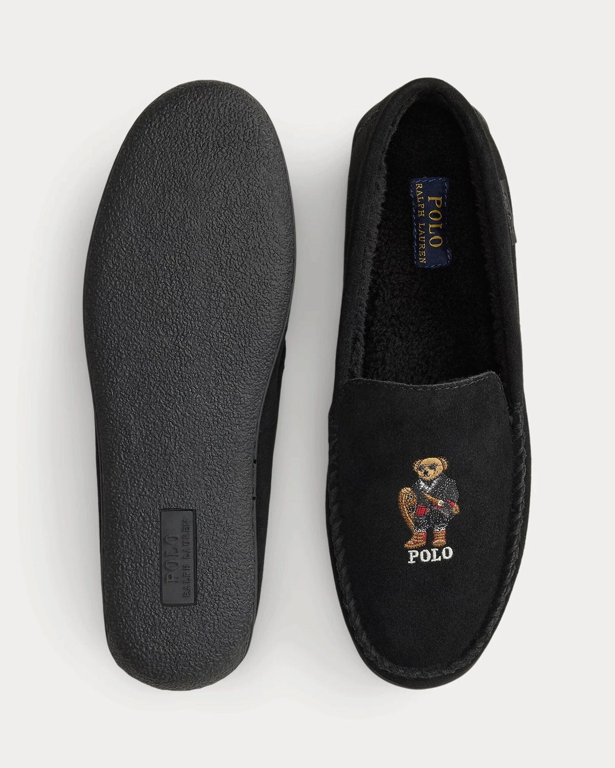 R.L Brenan Polo Bear Suede Loafer