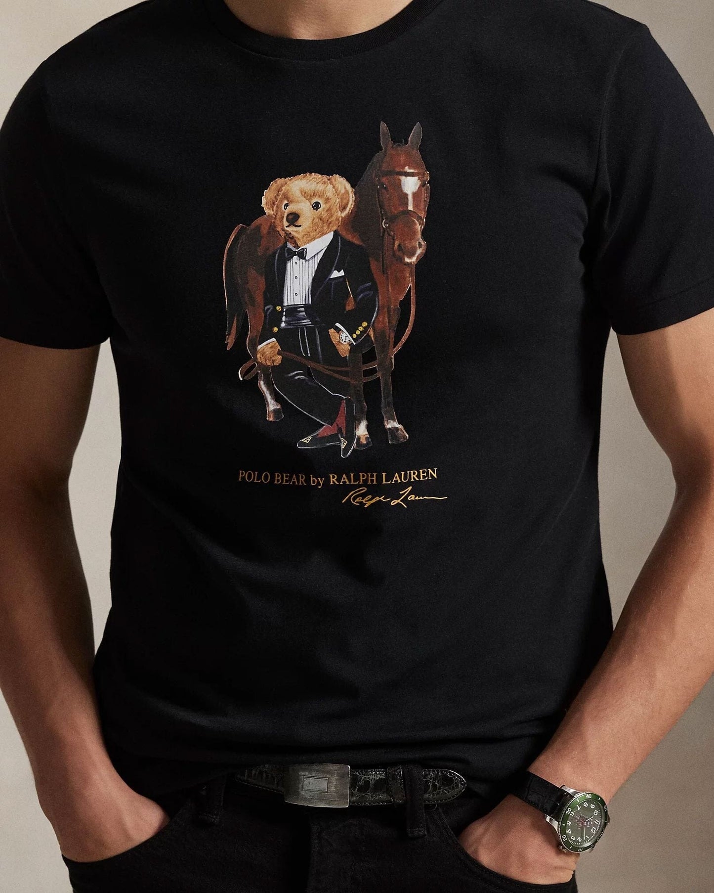 R.L Polo Bear Cotton T-Shirt