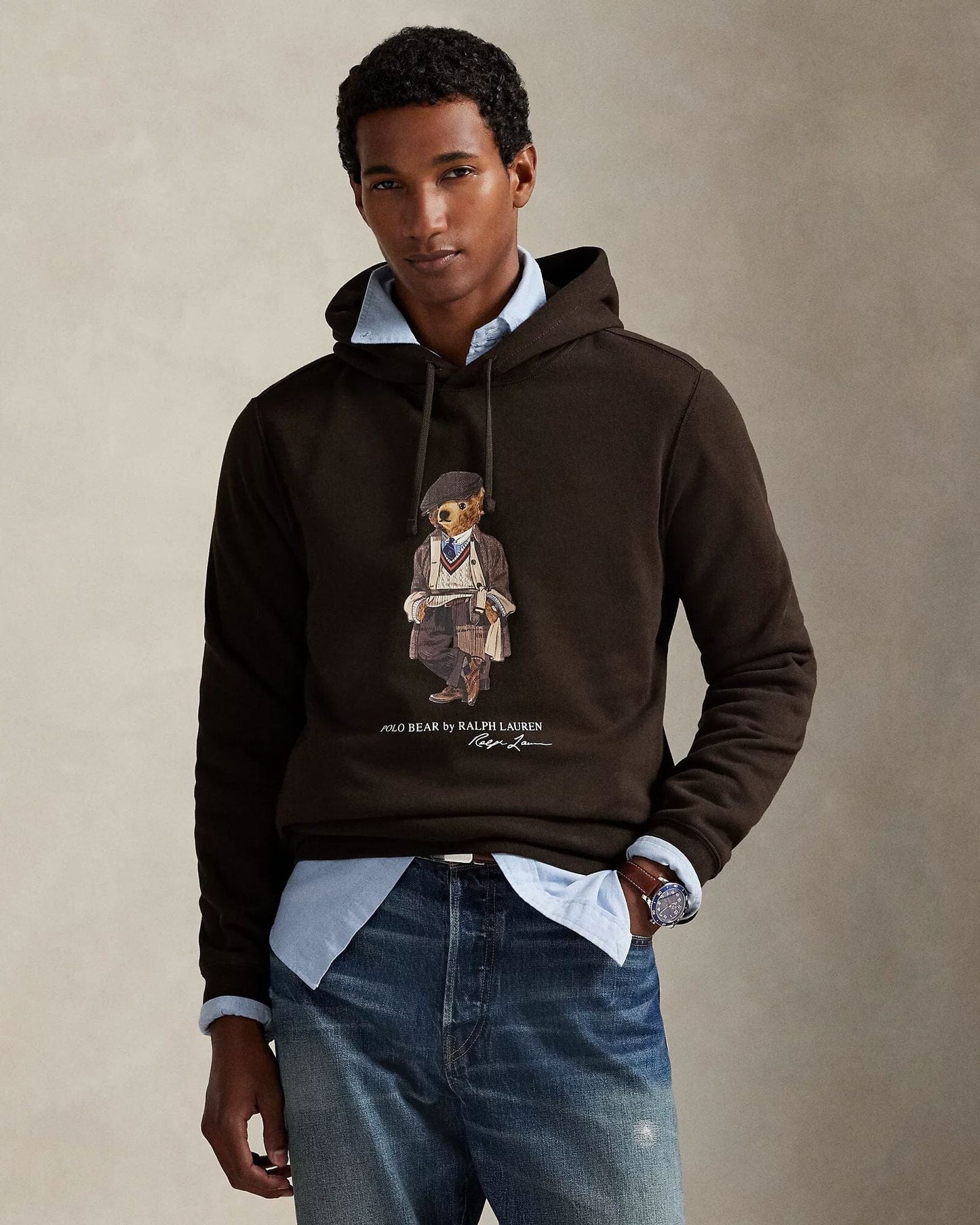 R.L Polo Bear Fleece Hoodie