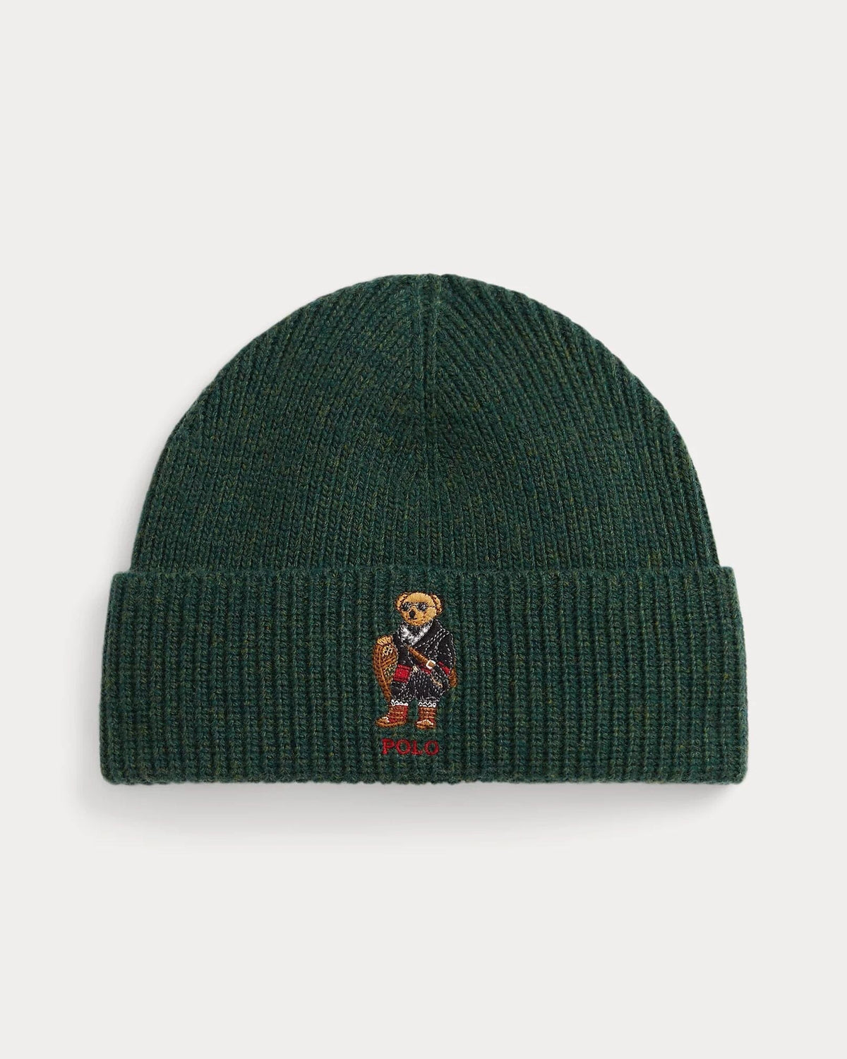 R.L Polo Bear Rib-Knit Beanie