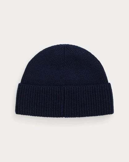 R.L Polo Bear Rib-Knit Beanie
