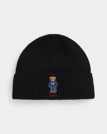 R.L Polo Bear Rib-Knit Beanie