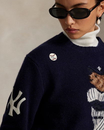 R.L Polo Bear Yankees Sweater