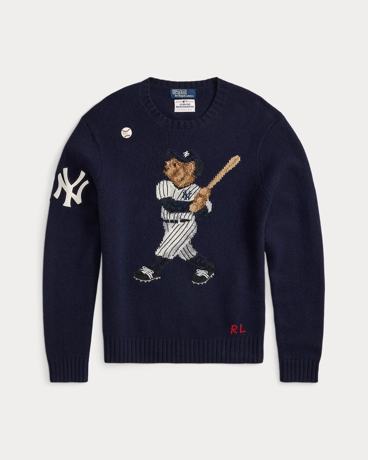 R.L Polo Bear Yankees Sweater