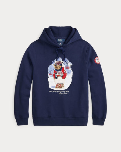 R.L Team USA Polo Bear Hoodie