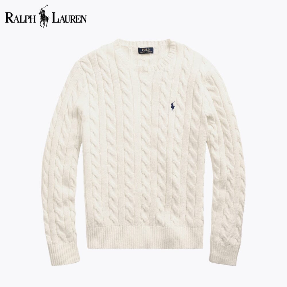 R.L Cable-Knit Cotton Jumper
