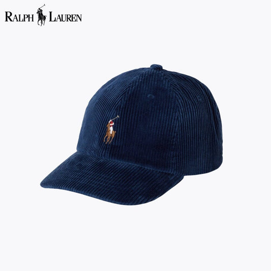Casquette en velours côtelé R.L