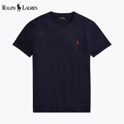 R.L Custom Slim Fit Jersey Crewneck T-Shirt