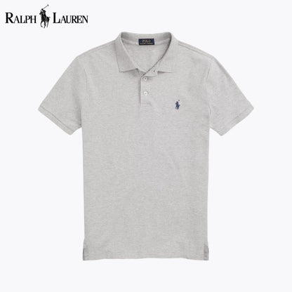R.L Custom Slim Fit Stretch Mesh Polo Shirt