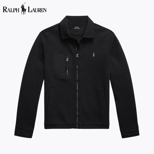 Veste en maille double R.L.