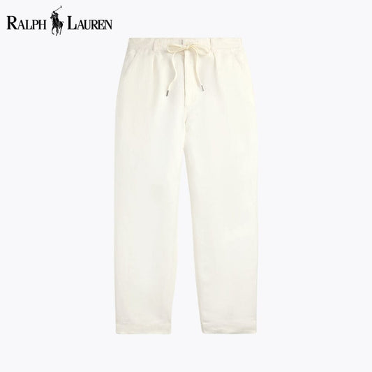 Pantalon en lin plissé coupe décontractée R.L Lateef