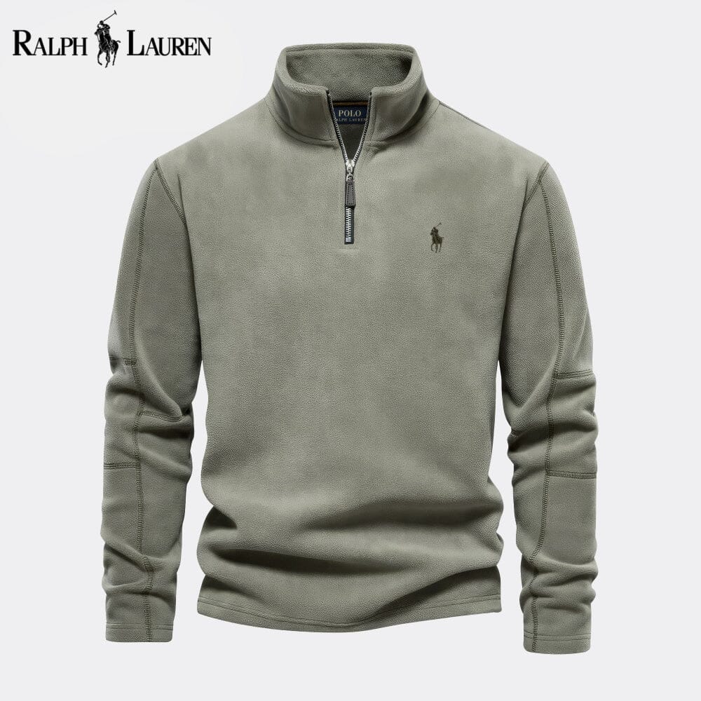 R.L Prestige Cable-Knit Wool Knit Sweater