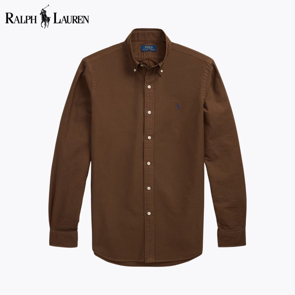 R.L Slim Fit Garment-Dyed Oxford Shirt