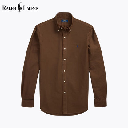 R.L Slim Fit Garment-Dyed Oxford Shirt