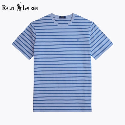 R.L Striped Jersey Crewneck T-Shirt