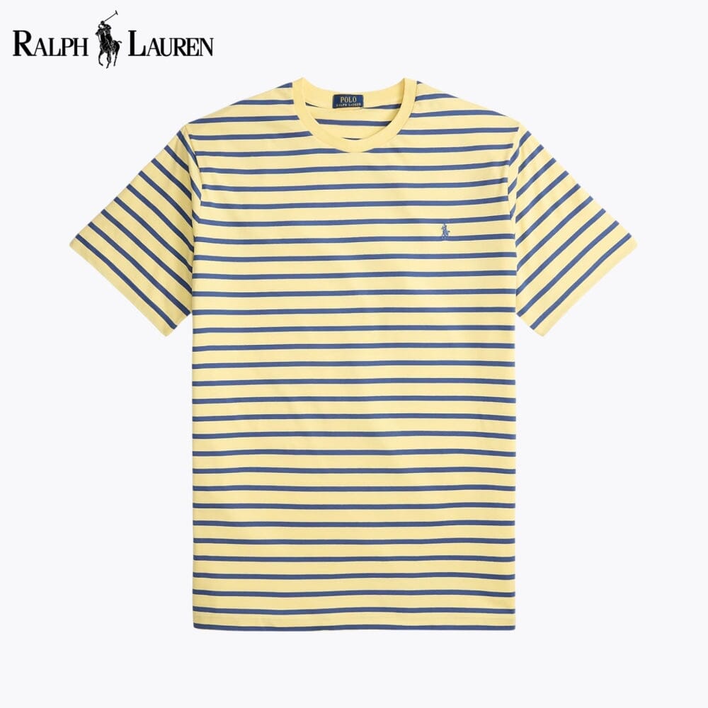 R.L Striped Jersey Crewneck T-Shirt