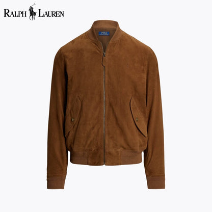 R.L Suede Bomber Jacket