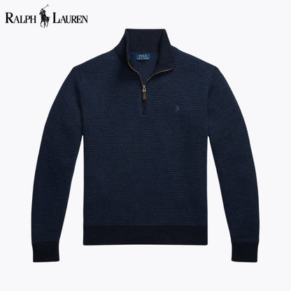 R.L Washable Wool Quarter-Zip Sweater