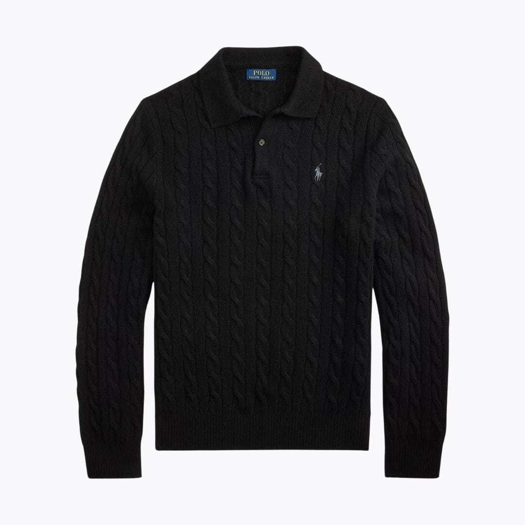 R.L Wool–Cashmere Cable-Knit Jumper