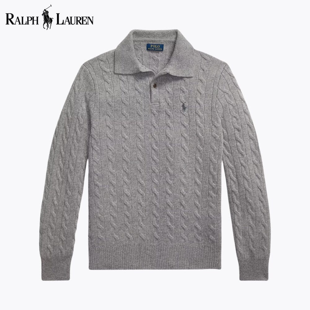 R.L Wool–Cashmere Cable-Knit Jumper