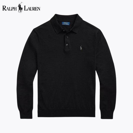 R.L Wool Polo-Collar Jumper