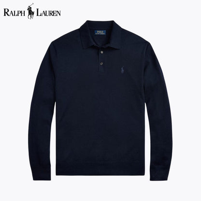 R.L Wool Polo-Collar Jumper