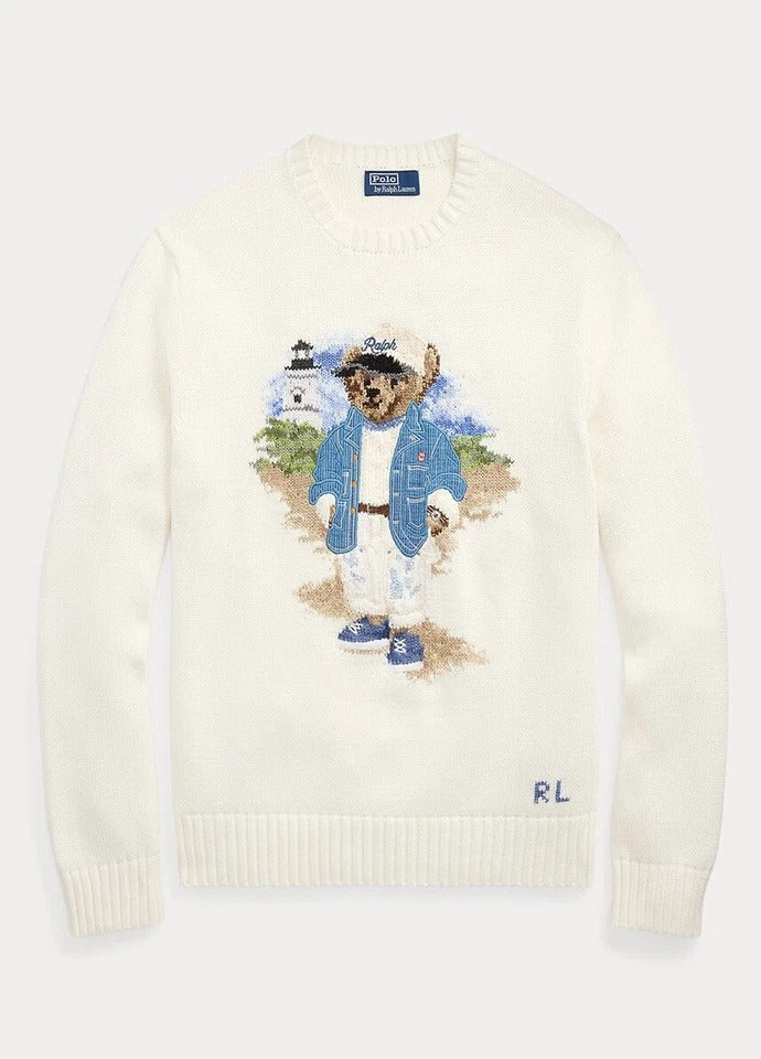 R.L Sweater | Blue Polo Bear