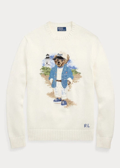 R.L Sweater | Blue Polo Bear