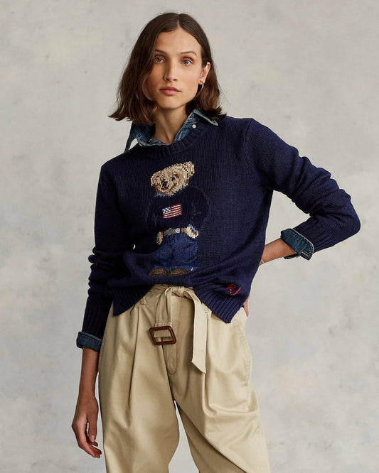 R.L Pull | Col rond en lin