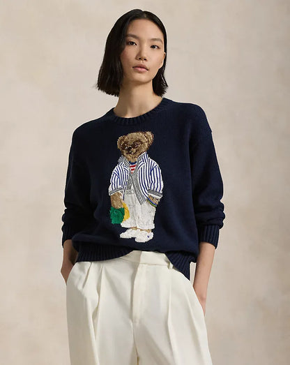 R.L Sweater | Navy Blue Polo Bear